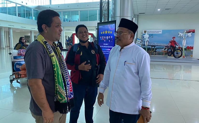 Kedatangan Kontingen PWI Kalteng Disambut Sekda Nuryakin
