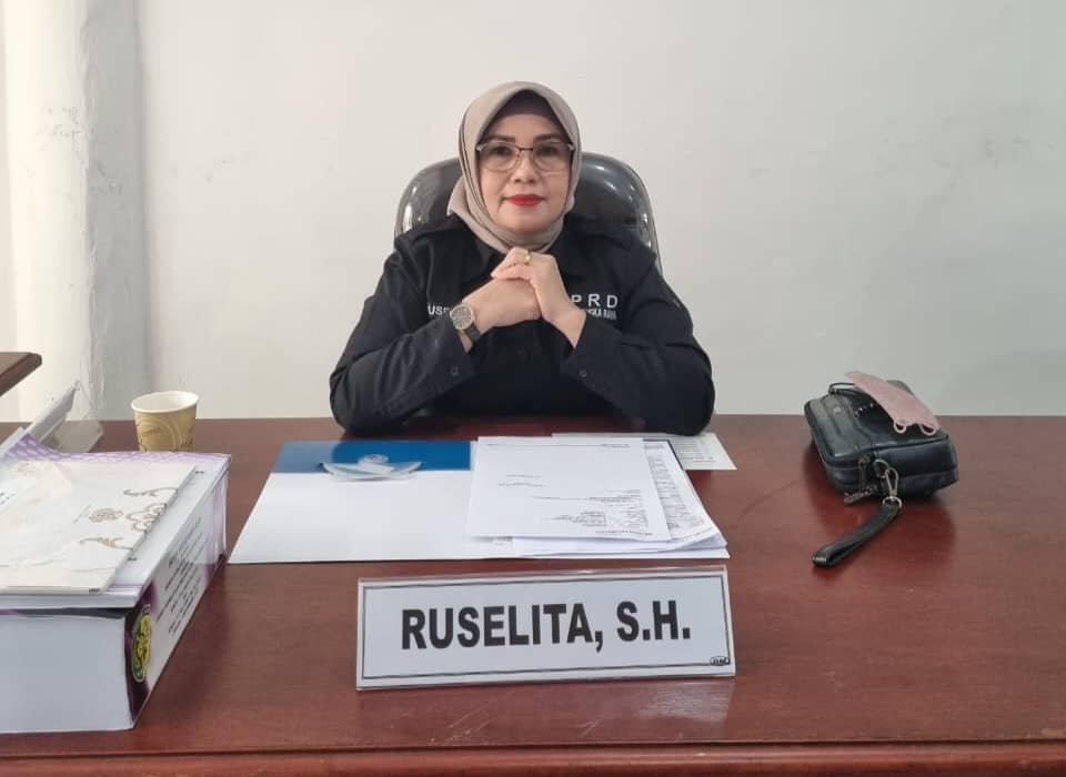 Foto : Wakil Ketua I Komisi C DPRD Palangka Raya, Ruselita